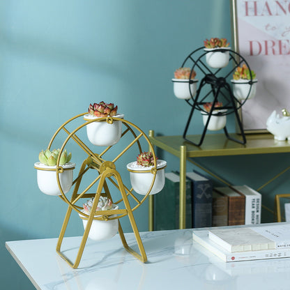 Nordic Combination Flowerpot Iron Frame Suit