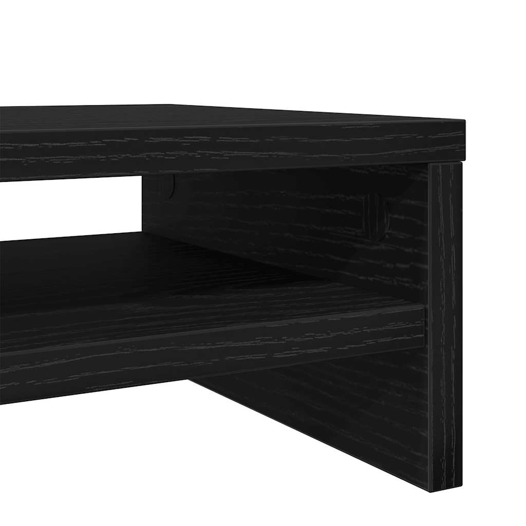 Monitor Stand Black Oak 42x24x13 cm Wood-based material