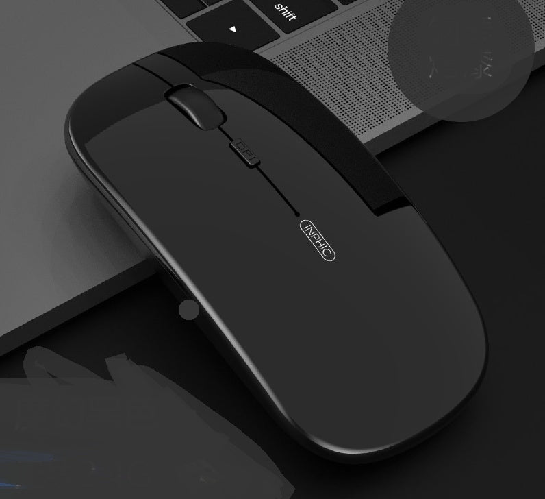 Silent Wireless Office Mouse – Rechargeable Ergonomic Mouse for Work