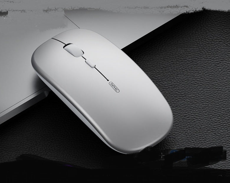 Silent Wireless Office Mouse – Rechargeable Ergonomic Mouse for Work