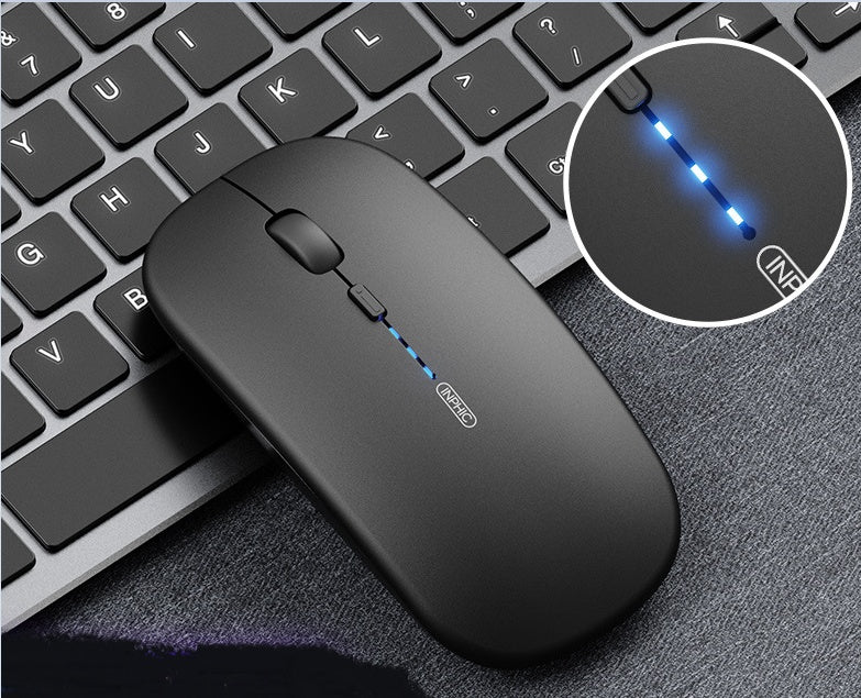 Silent Wireless Office Mouse – Rechargeable Ergonomic Mouse for Work