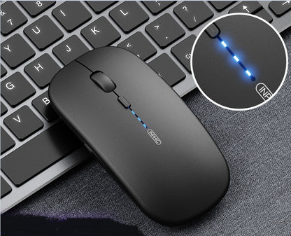 Silent Wireless Office Mouse – Rechargeable Ergonomic Mouse for Work