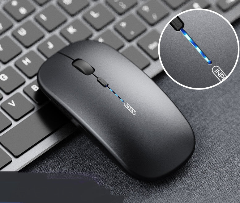 Silent Wireless Office Mouse – Rechargeable Ergonomic Mouse for Work