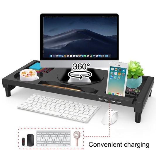 Computer Monitor Heightening Rack Notebook Stand With Adjustable Length