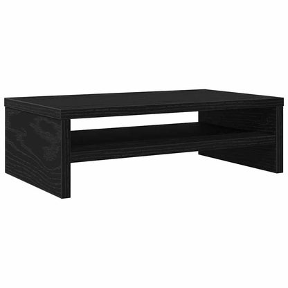 Monitor Stand Black Oak 42x24x13 cm Wood-based material