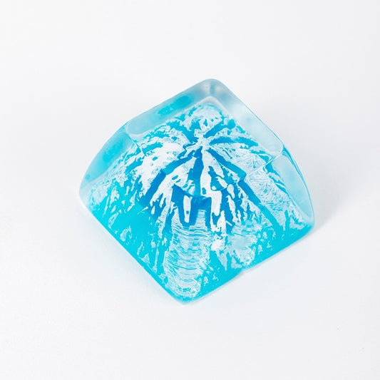 Mechanical Keyboard Snow Mountain Volcano Bird Home Epoxy Resin Keycap