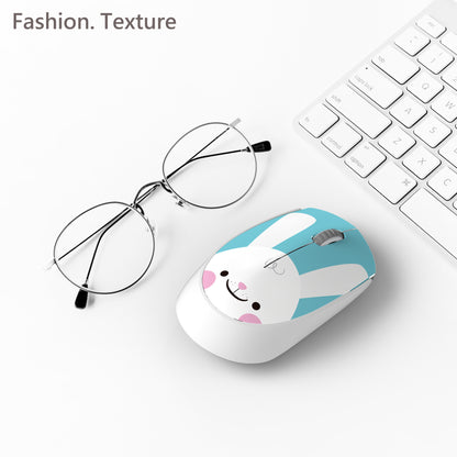 Cute Cartoon Animal Wireless Mini Mouse – Portable Mouse for Kids & Students
