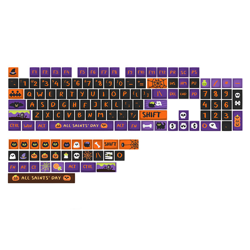 Halloween XDA Keycap Mechanical Keyboard