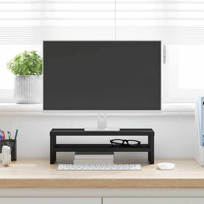 Monitor Stand Black Oak 42x24x13 cm Wood-based material