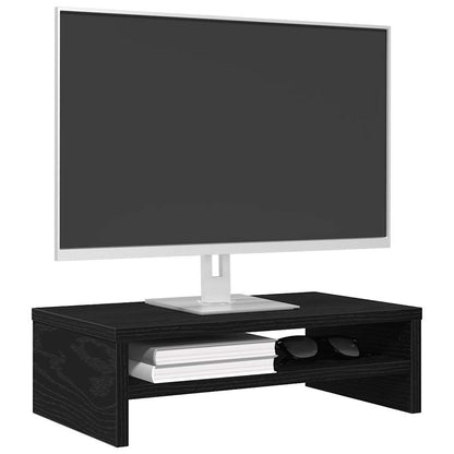 Monitor Stand Black Oak 42x24x13 cm Wood-based material