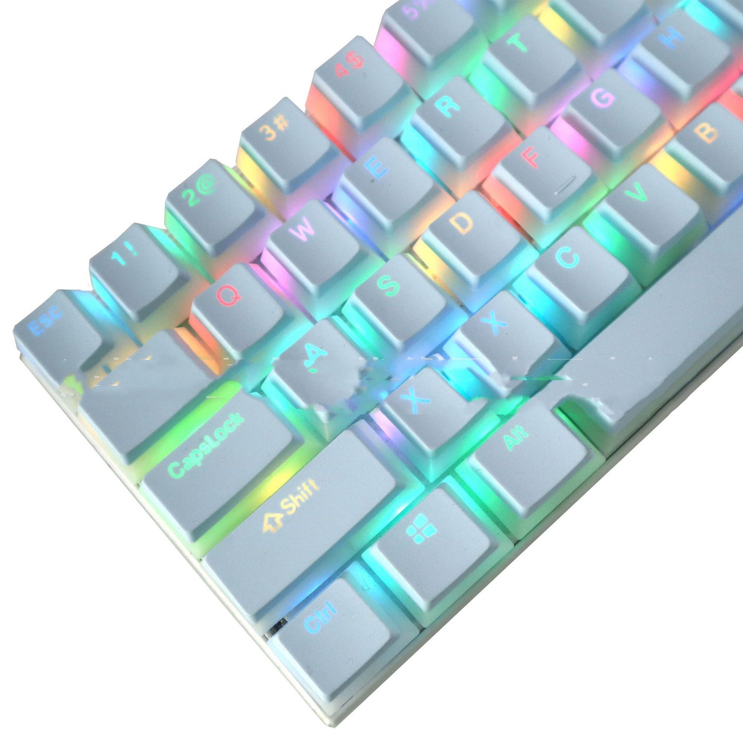 Double Layer Transparent Transparent Closed Character Color Mechanical Keycap
