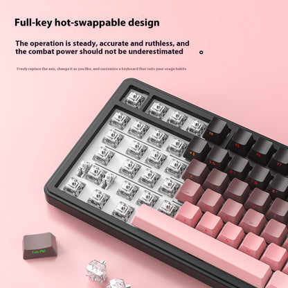 RGB Three-mode Wireless Bluetooth Attack Shark X85 Mechanical Keyboard